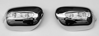 Хромированные накладки на боковые зеркала с повторителями поворотов ACV30