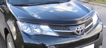 Дефлектор капота темный Toyota RAV 4 2013-