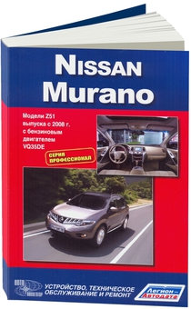 Руководство по ремонту Nissan Murano серия профи