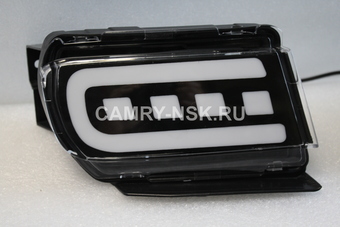 Задние противотуманные фонари LC150 черные (комплект)