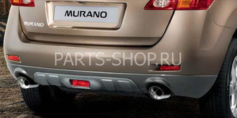 Задняя защита для Nissan Murano 2008-
