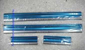 Накладки внутрисалонных порогов L200 Triton 05-14