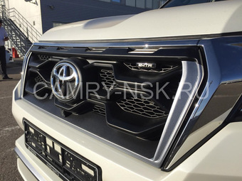 Обвес MTR на Toyota prado 150 2018 с раздвоенным выхлопом