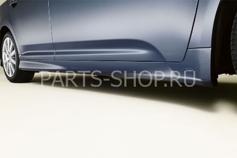 Накладки на пороги для Avensis (комплект)