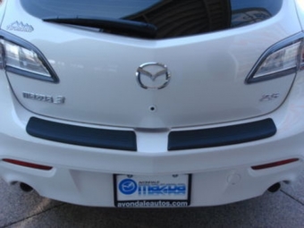 Накладки на задний бампер для Mazda 3(5Д) 2009-