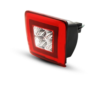 Стоп фонарь Nismo в задний бампер, диодный (красный или темный)