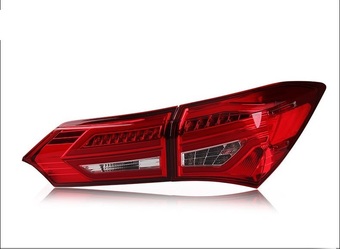 Фонари для corolla 2013 стиль Mercedes, красные